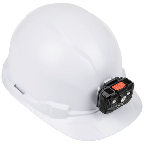 Klein 60107RL Hard Hat, Non-Vented with Headlamp