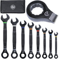 Klein 69408G SAE Ratcheting Wrench Set, 8 Pc - Ace Tool Group - Ace Tool Group