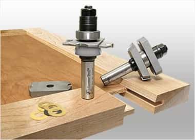 Amana Tool 55432 In-Stile/Rail Straight With Bevel Bit Set