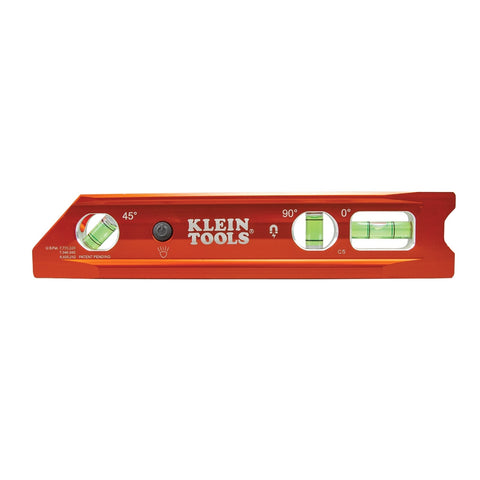 Klein Tools 935RBLT Lighted Torpedo Billet Level, REM