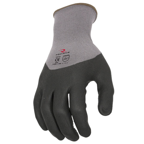 Radians RWG12  Foam 3/4 Dipped Dotted Nitrile Gloves