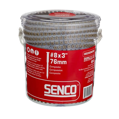 Senco 08S300W592 8G 3in. Composite Decking Screws