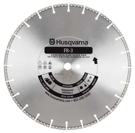 Husqvarna 542777184 Metal Cutting Fire Rescue Diamond Blade