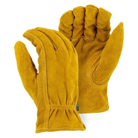 Majestic 1513T Winter Lined Split Cowhide Drivers Glove