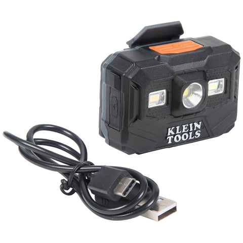 Klein 60113RL Hard Hat, Vented Rechargeable Headlamp