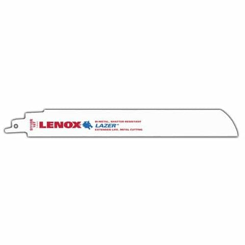 Lenox Lazer Metal Cutting Reciprocating Saw Blade Bi-Metal 9-Inch 18 Tpi 25/Pk