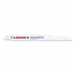 Lenox Wood Cutting Reciprocating Saw Blade With Power Blast Technology Bi-Metal 9-Inch 6 Tpi 25/Pk