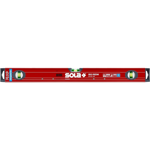 Sola LSB24LM Box Beam Magnetic Level, Big Red, 24 in.