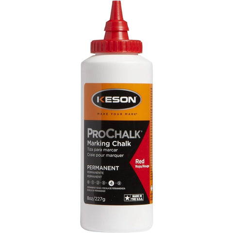 Keson PM8RED Prochalk Permanent Chalk - Red - Ace Tool Group - Ace Tool Group