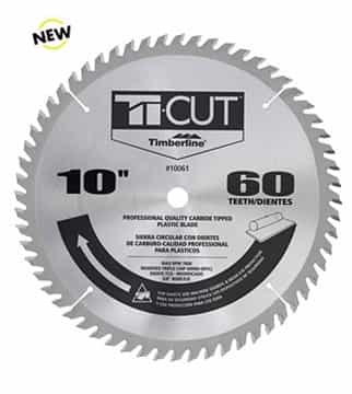 Timberline 10061-30 Ti-Cut Saw 10"/60T Mtc 30Mm