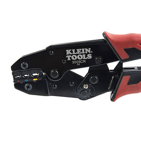 Klein 3005CR Ratcheting Crimper, 10-22 AWG