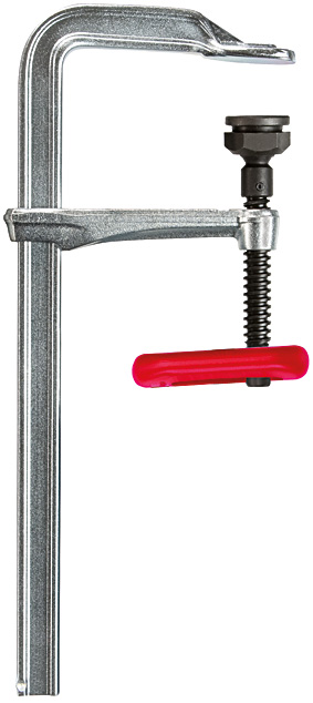 Bessey 1800-S12 Clamp, welding, F-style with grip, heavy duty Morpad, 12 In. x 4.75 In., 1980 lb