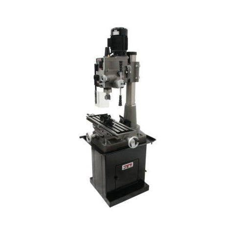 JET 351161 JMD-45GHPF Geared Head Square Column Mill/Drill with Power Downfeed with DP500 2-Axis DRO and X-Axis Powerfeed