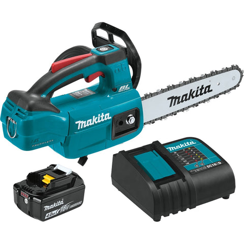 Makita XCU06SM1 18V 10 in. Top Handle Chain Saw Kit