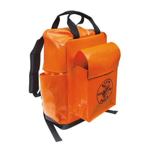 Klein 5185ORA Tool Bag Backpack, 18-Inch, Orange