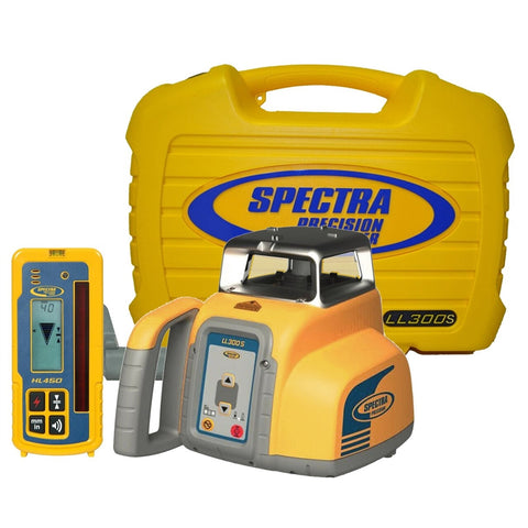 Spectra LL300S-4 Laser Level with Rechargable Pack