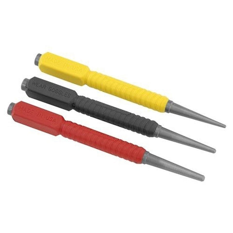 Stanley 3 Piece Cushion Grip Nail Set