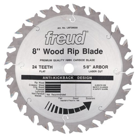 Freud Tools 8" Heavy-Duty Rip Blade