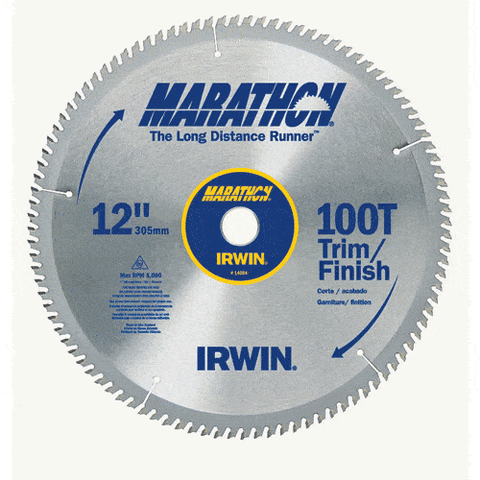 Irwin Marathon Miter Saw Blade 12-Inch 100T