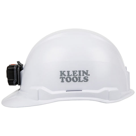 Klein 60107RL Hard Hat, Non-Vented with Headlamp