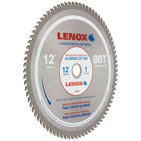 Lenox Circular Saw Blade Aluminum-Cutting 12-Inch 80T