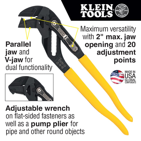 Klein Tools D53010 Plier Wrench, 10-Inch