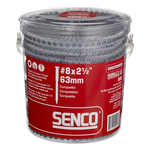 Senco 08S250W003 Composite Decking Screws