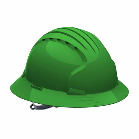 PIP 280-EV6141-30 Full Brim Hard Hat Green 6-Pt