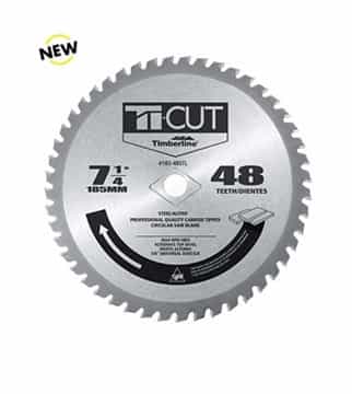 Timberline 185-48Stl 7-1/4" X 48T Ti-Cut Steel Saw