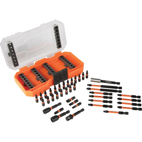 Klein 33801 Impact Driver Bit Set, 40 Pc