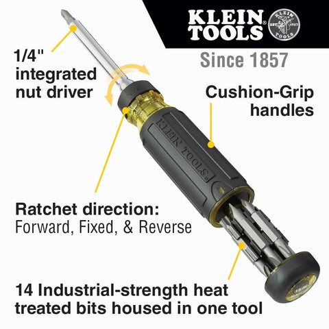 Klein 32305 15-in-1 Ratcheting Screwdriver