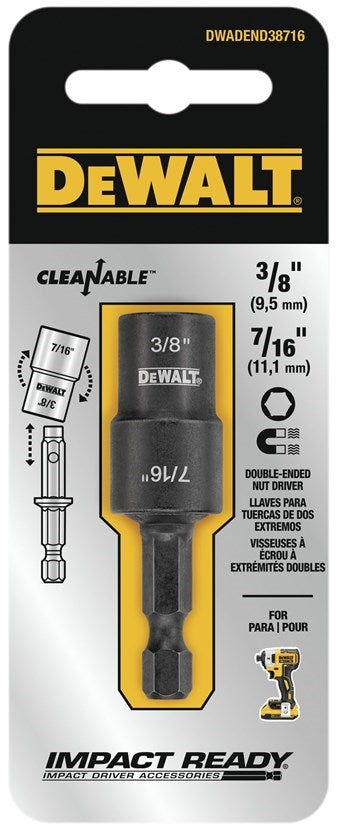 Dewalt Dwadend38716 3/8ÃƒÂ¢Ã‚â€šÂ¬Ã‚ & 7/16ÃƒÂ¢Ã‚â€šÂ¬Ã‚ Double Ended Nut Driver ÃƒÂ¢Ã‚â€šÂ¬Ã‚â‚¬Å’ 1 Pack