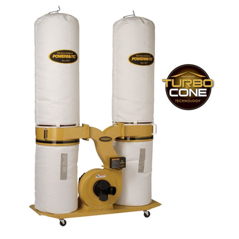 Powermatic 1792073K Pm1900Tx-Bk3 Dust Collector, 3Hp 3Ph 230/460V, 30-Micron Bag Filter Kit