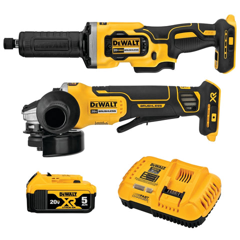 Dewalt Dck203P1 20V Max Xr Brushless Cordless 2-Tool Grinder Kit