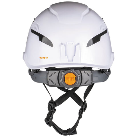 Klein 60565 Safety Helmet, Vented Class C, White