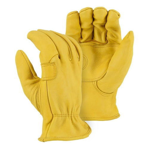 Majestic 1564 Elkskin Drivers Glove with Double Palm