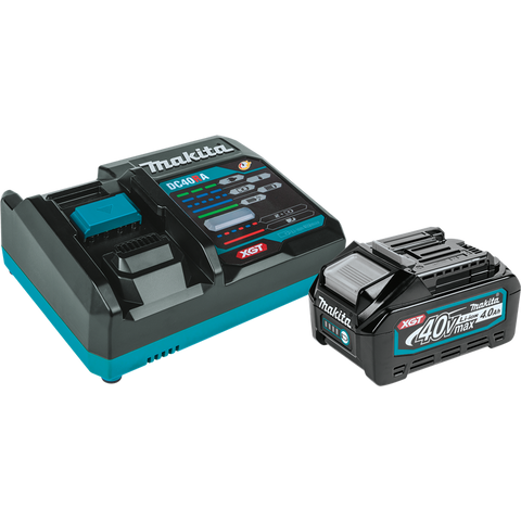 Makita 40V XGT LITHIUM BATTERY AND CHARGER STARTER PACK