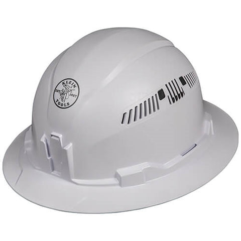 Klein 60401 Hard Hat, Vented Full Brim Style