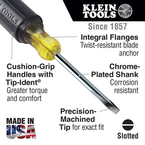 Klein 85805 All-Purpose Screwdriver Set, 5-Piece