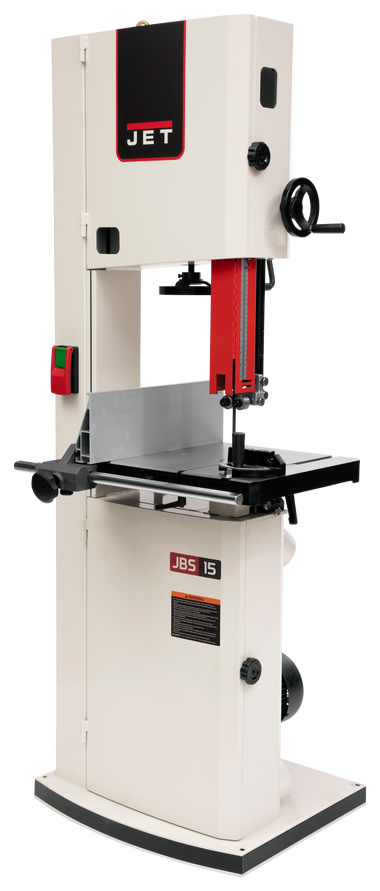 JET 714600 JWBS-15 15 In. Steel Frame Bandsaw, 1-3/4HP, 115/230V