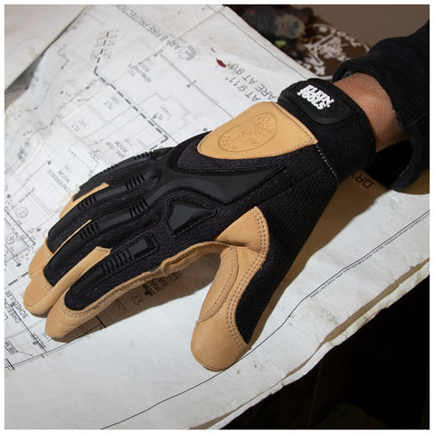 Klein 60189 Leather Work Gloves, X-Large, Pair