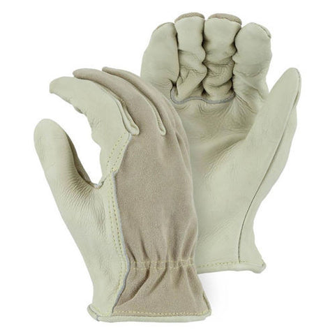 Majestic 1551 Combination Cowhide Drivers Gloves