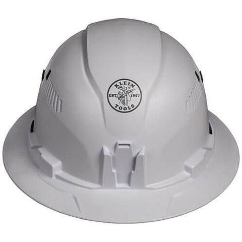 Klein 60401 Hard Hat, Vented Full Brim Style