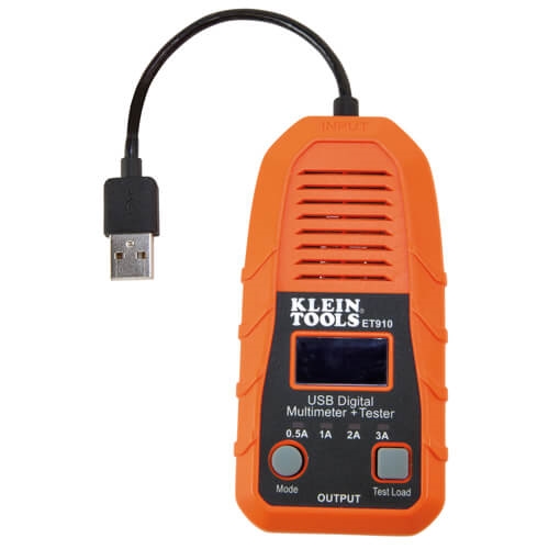 Klein ET910 USB Digital Meter and Tester USB-A Type A | Klein Digital Meters and Testers